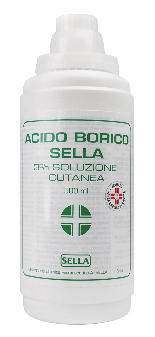 ACIDO BORICO SELLA*3% 500ML – Farmaciainrete