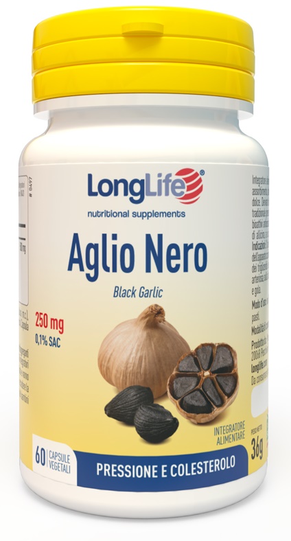 LONGLIFE AGLIO NERO 60 CAPSULE VEGETALI – Farmaciainrete