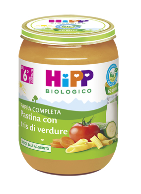 HIPP BIO HIPP BIO PAPPA PRONTA PAST TRIS DI VERDURE 190 G – Farmaciainrete